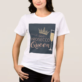 Camiseta Rainha do Prosecco – Coroa Espumante e Champanhe