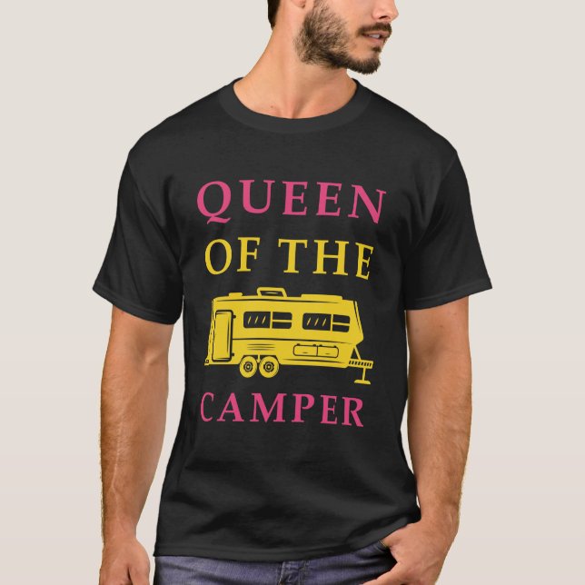 Camiseta Rainha do RV - Presente de Vacinação para Campos (Frente)