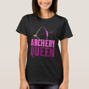 Camiseta Rainha do Tiro com Arco Caçador Arco Flecha Caçado