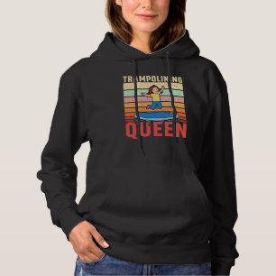 Camiseta Rainha do Trampolim Saltando Ginástica de Trampoli