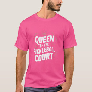 Camiseta Rainha do Tribunal de Pickleball