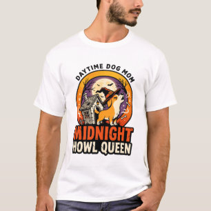 Camiseta Rainha do Uivo dos Cães de Halloween