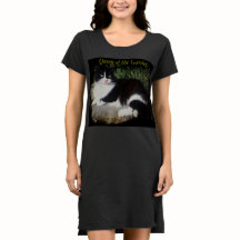 Rainha do vestido do gato do jardim