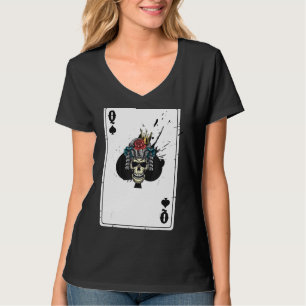 Camiseta Rainha Dos Cartões De Espadas Decaem Halloween Spl