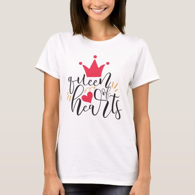 Camiseta Rainha dos corações (Frente)