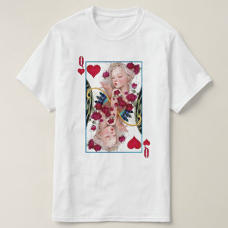 Camiseta Rainha dos Corações Grande Gráfico, Cartões de Bri