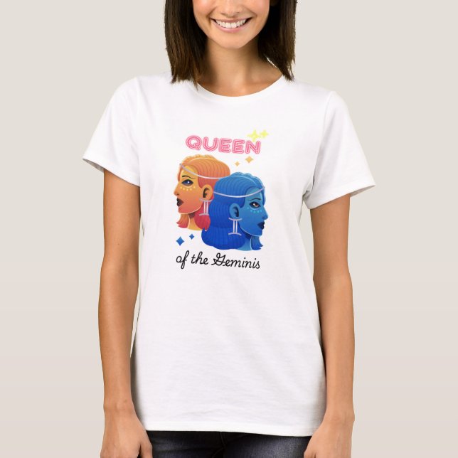 Camiseta Rainha dos Geminis (Frente)