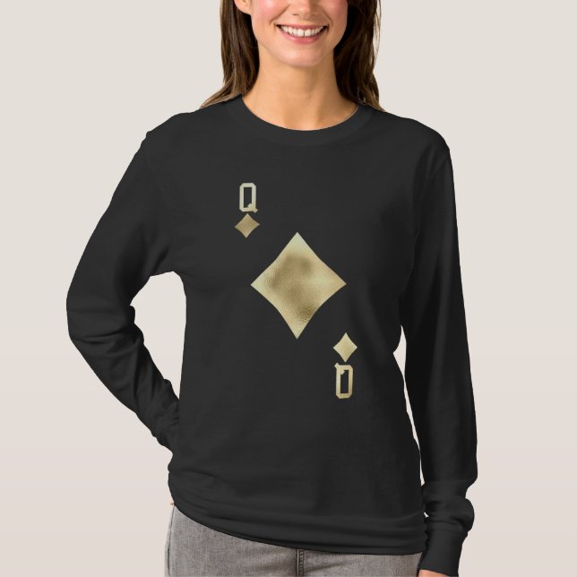 Camiseta Rainha dos Ouros - Dia das Bruxas (Frente)