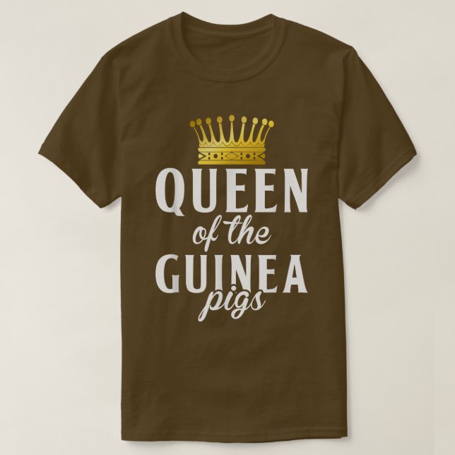 Camiseta Rainha dos Porcos da Guiné (Frente do Design)