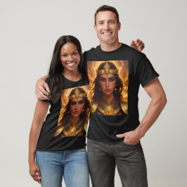 Camiseta Rainha Dourada Fantasia