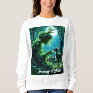 Camiseta Rainha dríade da floresta encantada à noite arte
