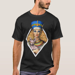 Camiseta Rainha egípcia Nefertiti
