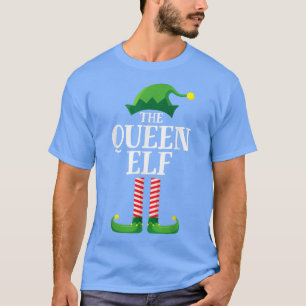Camiseta Rainha Elf Matching Family Group Festa de Natal Pa