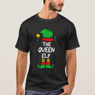 Camiseta Rainha Elf Matching Group Xmas Funny Family Christ