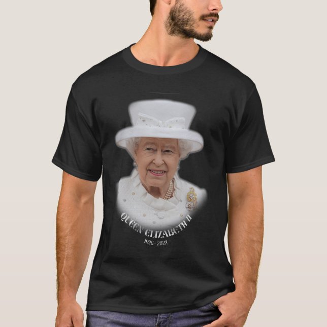 Camiseta Rainha Elizabeth 2 Rainha Elizabeth II (Frente)