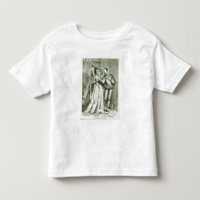 Camiseta Rainha Elizabeth e seus Suitors (Frente)