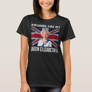 Camiseta Rainha Elizabeth II Coroa Britânica Majestade Rain