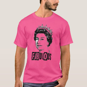 Camiseta Rainha Elizabeth t - Fabulosa rainha dos homens, m