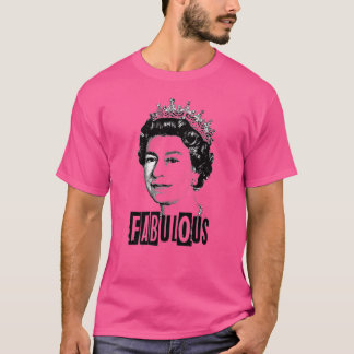 Camiseta Rainha Elizabeth t - Fabulosa rainha dos homens, m