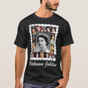 Camiseta Rainha Elizabeths Platinum Jubilee 70 anos Celebra