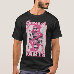 Camiseta Rainha Engraçada De Fartas Envergonhando Humor Adu