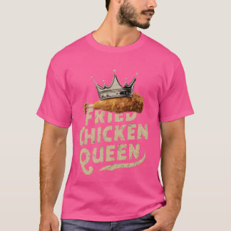 Camiseta Rainha Engraçada do Frango Frito Amor Legal Frango