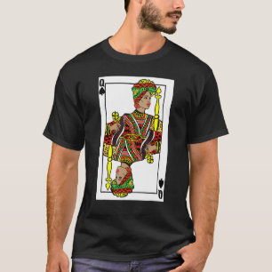 Camiseta Rainha Espada Afro-Americana Carta História Negra 