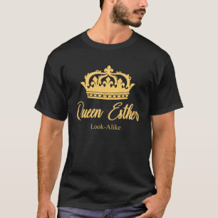 Camiseta Rainha Esther se parece com judeus hebraicos passa