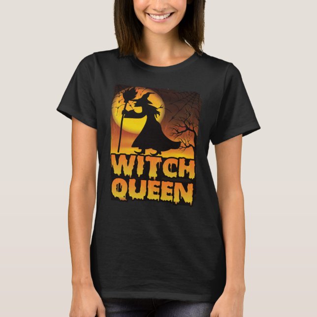 Camiseta Rainha Feiticeira do Halloween (Frente)