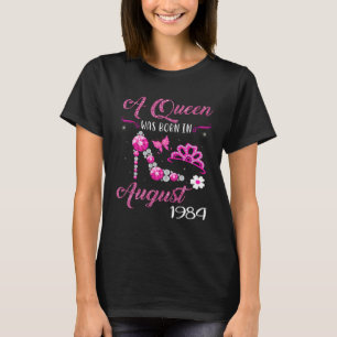 Camiseta Rainha foi Nascer em agosto de 1984