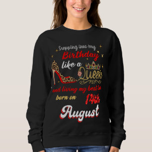 Camiseta Rainha foi nascer no dia 14 de agosto entrando no