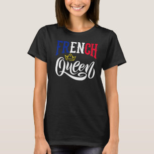 Camiseta Rainha Francesa França Bandeira França