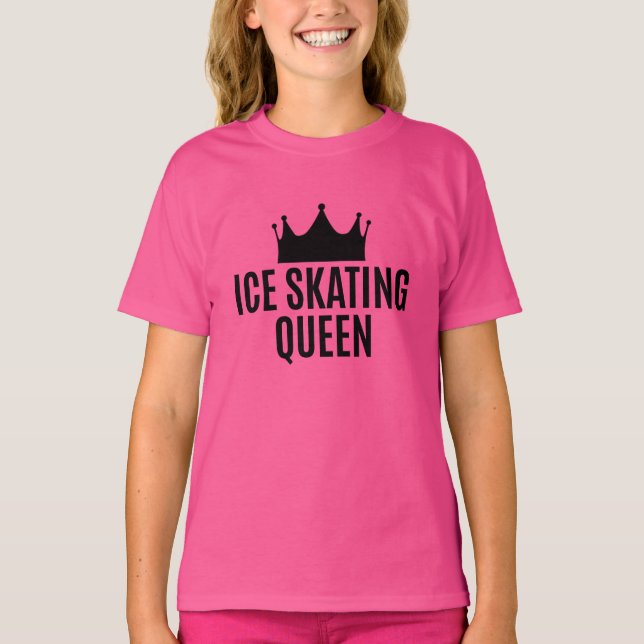 Camiseta Rainha Ice de Patinação - Patinação no Gelo (Frente)