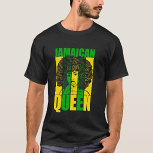 Camiseta Rainha jamaicana para a Jamaica orgulhosa e indepe
