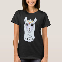 Camiseta Rainha Llama Celestial Fofa