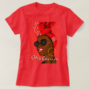 Camiseta Rainha Melanina Africana