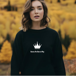 Camiseta Rainha Minimalista do Estilo Negro está Nascer em