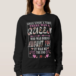 Camiseta Rainha Nascer Em Agosto De 1990 Aniversário