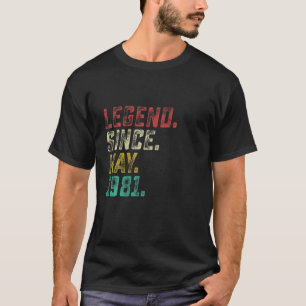 Camiseta Rainha Nascer Em Julho De 1981 - aniversário de 40
