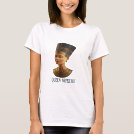 Camiseta Rainha Nefertiti design de presente egípcia antiga
