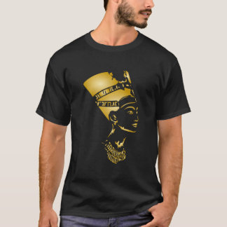 Camiseta Rainha Nefertiti egípcia