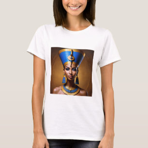 Camiseta "Rainha Nefertiti" Linda Rainha Africana