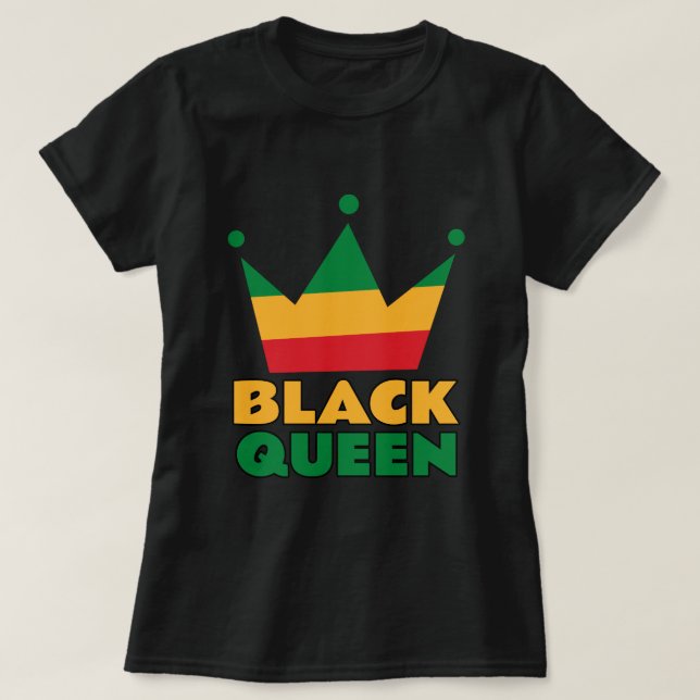 Camiseta Rainha Negra (Frente do Design)