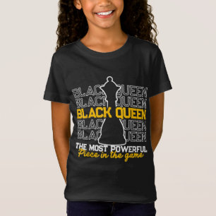 Camiseta Rainha Negra A América Africana de Xadrez Mais Pod