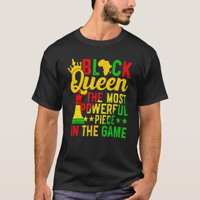 Camiseta Rainha Negra A Mais Poderosa História Negra (Frente)