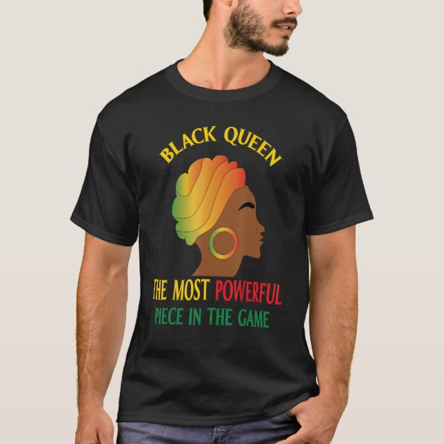 Camiseta Rainha Negra A Mais Poderosa História Negra (Frente)