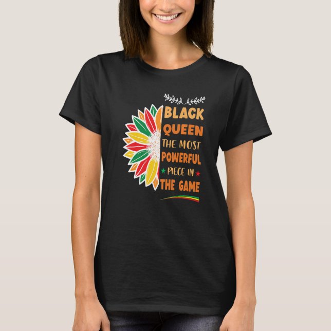 Camiseta Rainha Negra A Mais Poderosa História Negra (Frente)