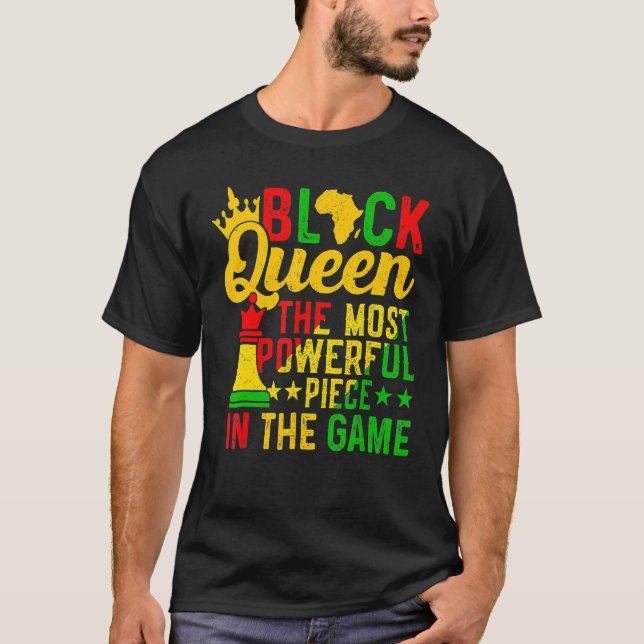 Camiseta Rainha Negra A Mais Poderosa História Negra (Frente)