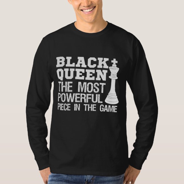 Camiseta Rainha Negra A Mais Poderosa Peça Americana Africa (Frente)