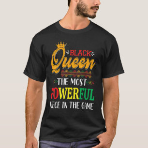 Camiseta Rainha negra a mais poderosa peça da História Negr